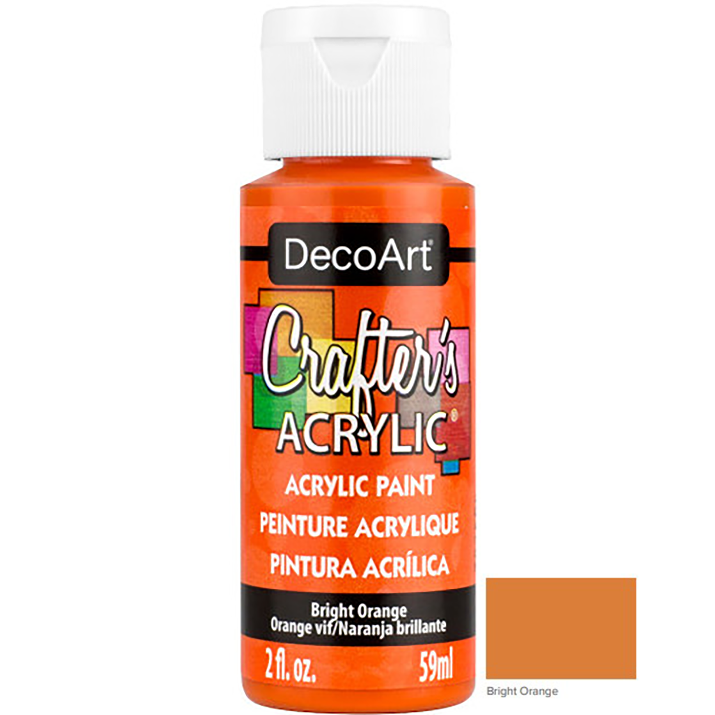 Bright Orange DCA97 2oz Crafters Acrylic