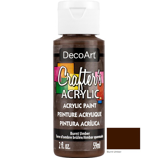 Burnt Umber DCA16 2oz Crafters Acrylic