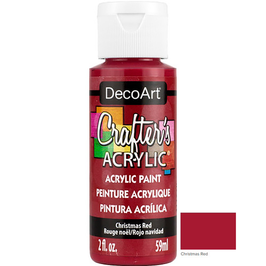 Christmas Red DCA20 2oz Crafters Acrylic