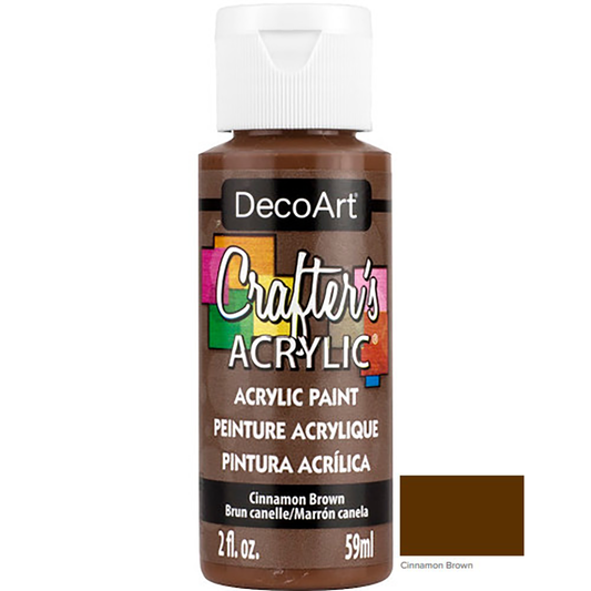 Cinnamon Brown DCA12 2oz Crafters Acrylic