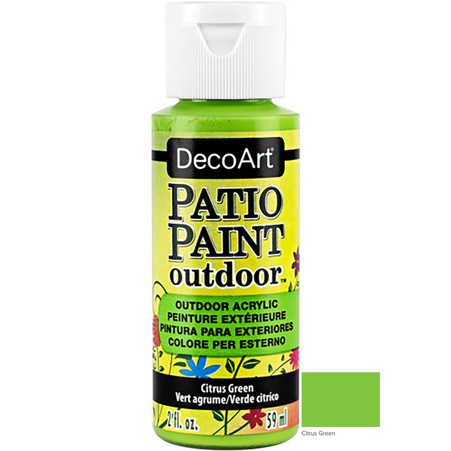 Citrus Green 2oz Patio Outdoor Paint DCP25