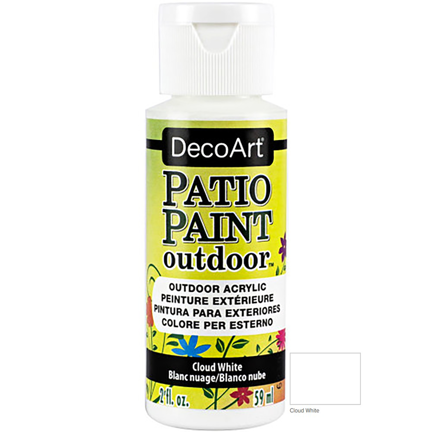 Cloud White 2oz Patio Outdoor Paint DCP14