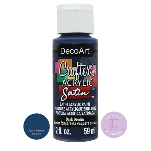 Dark Denim Satin 2oz DCAS11 Crafters Acrylic