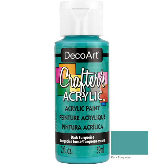 Dark Turquoise DCA43 2oz Crafters Acrylic