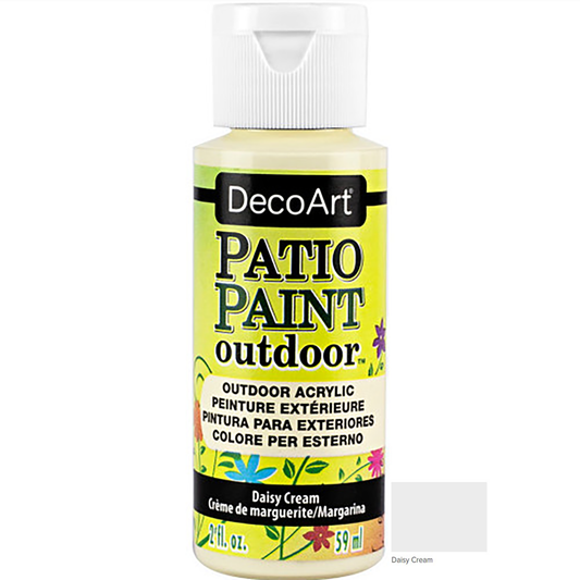 Daisy Cream 2oz Patio Outdoor Paint DCP15