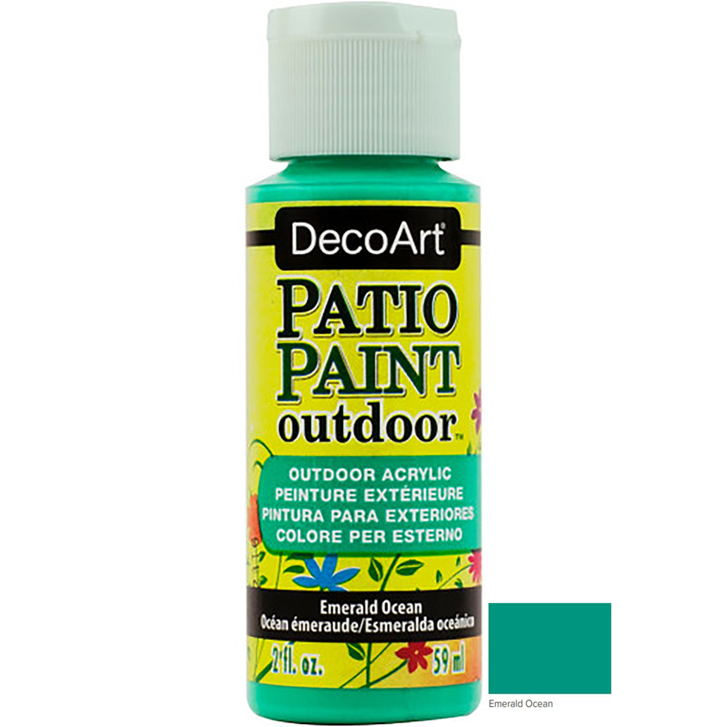 Emerald Ocean 2oz Patio Outdoor Paint DCP95