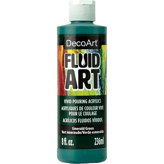 Emerald Green Ready to Pour Fluid Art Multi Surface 8oz DFA11