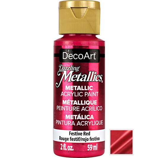 Festive Red 2oz Dazzling Metallics DA262