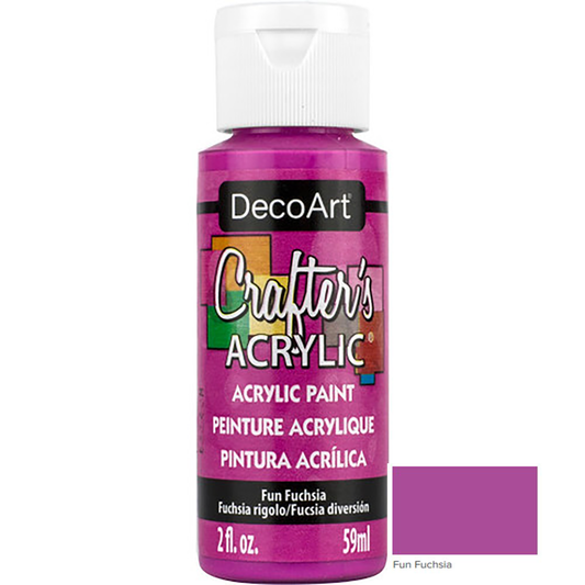 Fun Fuchsia DCA99 2oz Crafters Acrylic