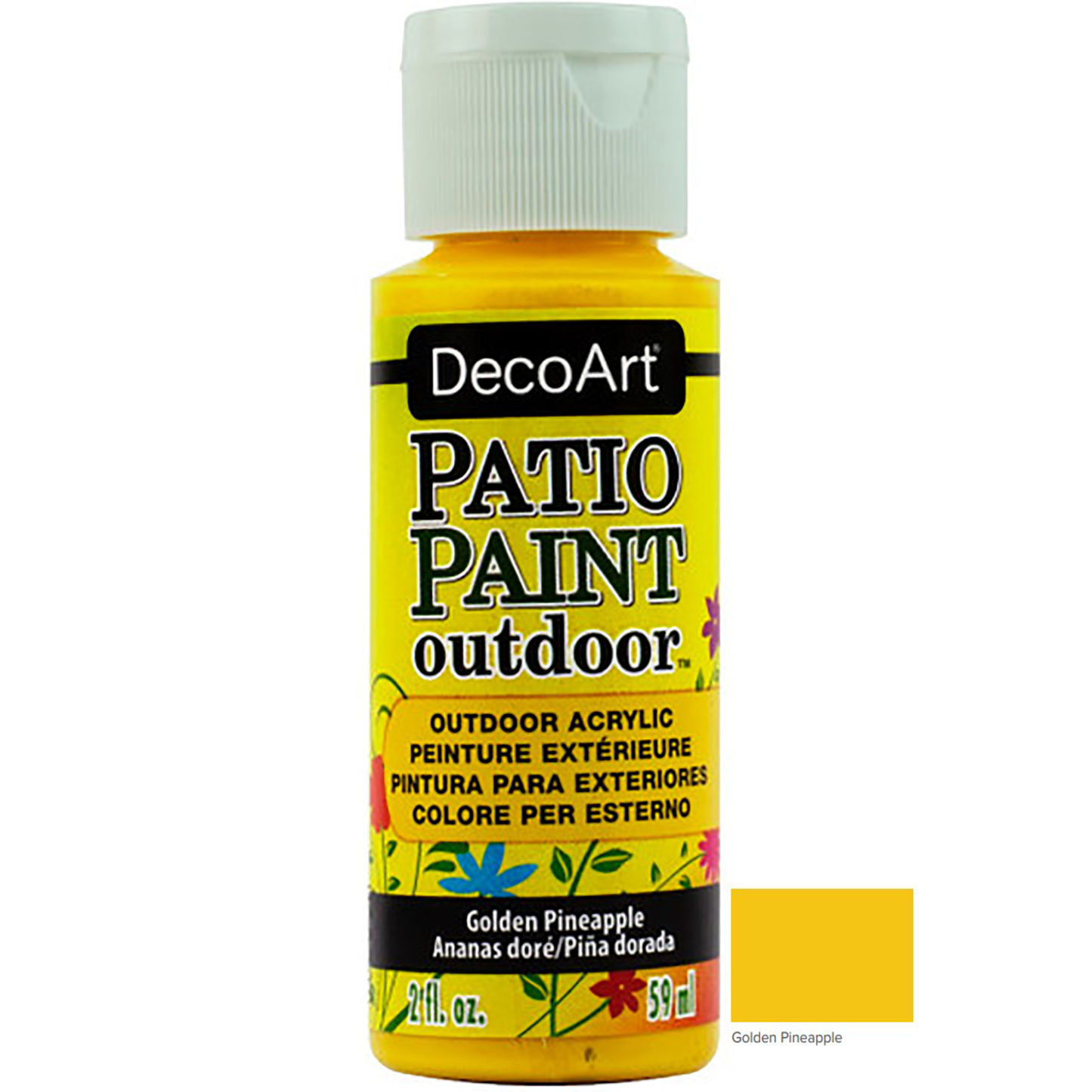 Golden Pineapple 2oz Patio Outdoor Paint DCP93