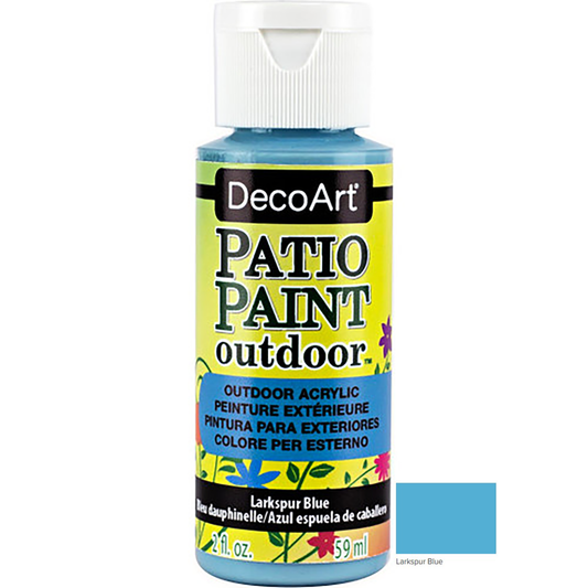 Larkspur Blue 2oz Patio Outdoor Paint DCP34