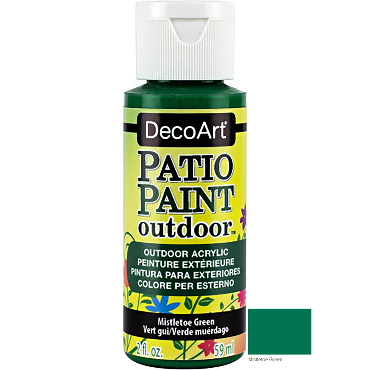 Mistletoe Green 2oz Patio Outdoor Paint DCP46