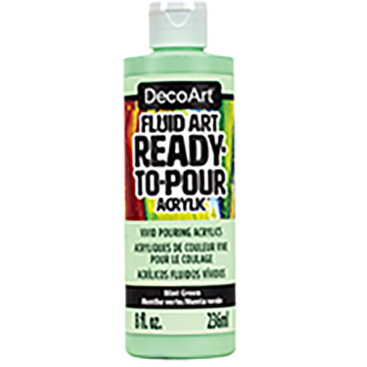 Mint Ready to Pour Fluid Art Multi Surface 8oz DFA24