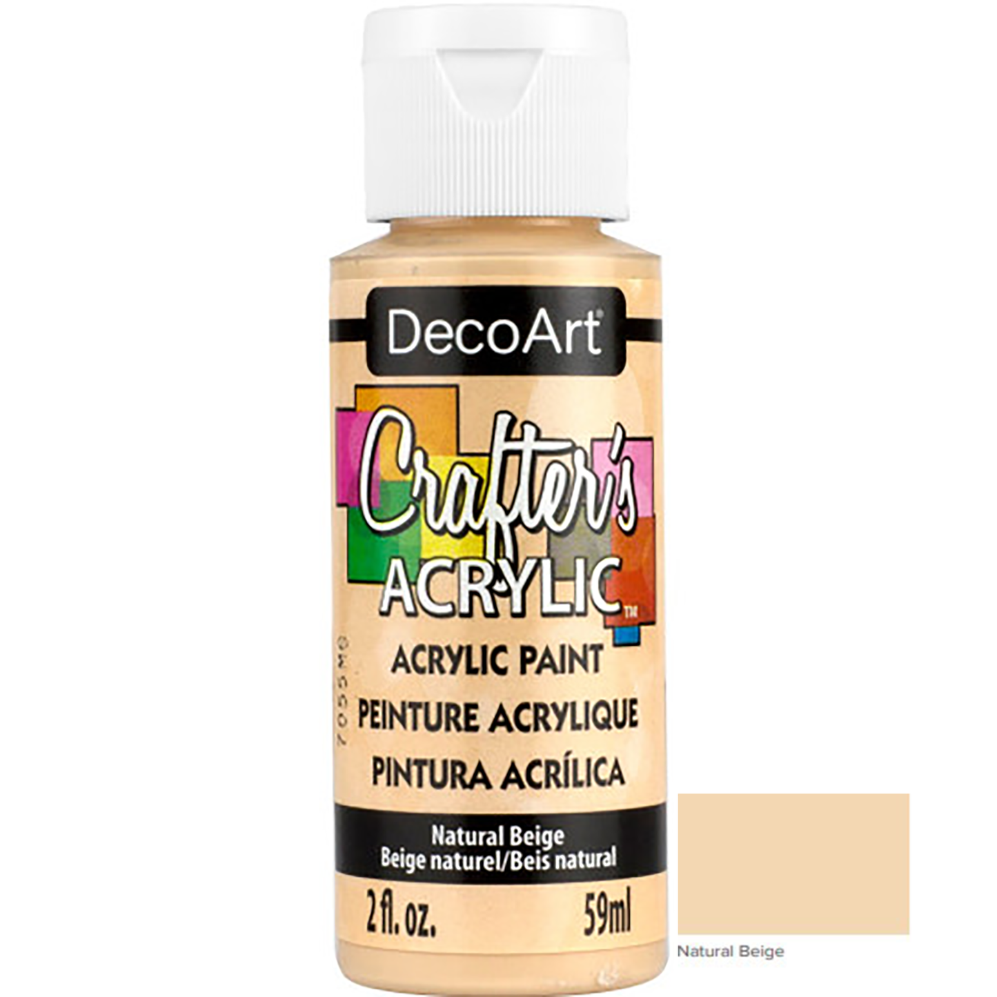 Flesh Natural Beige DCA09  2oz Crafters Acrylic