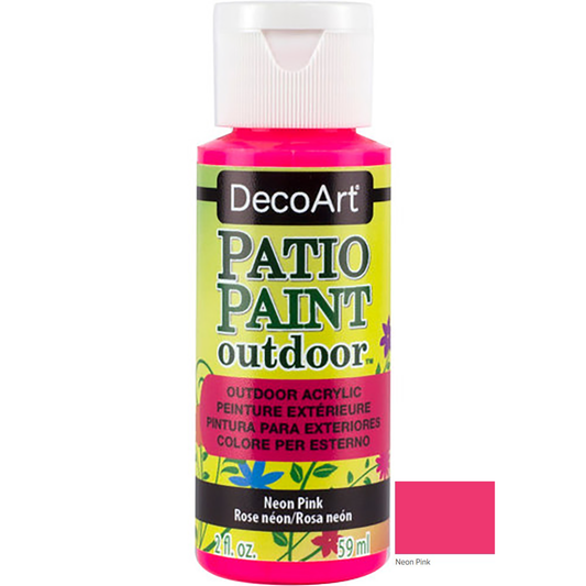 Neon Pink 2oz Patio Outdoor Paint DCP85