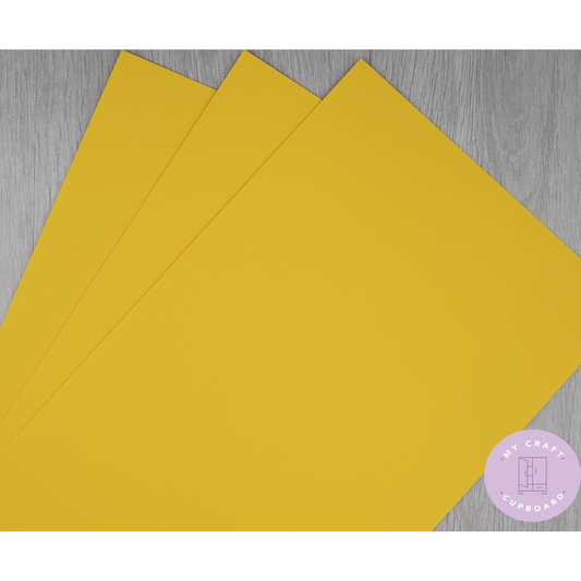 Coloured Card 160gsm Goldcrest Yellow
