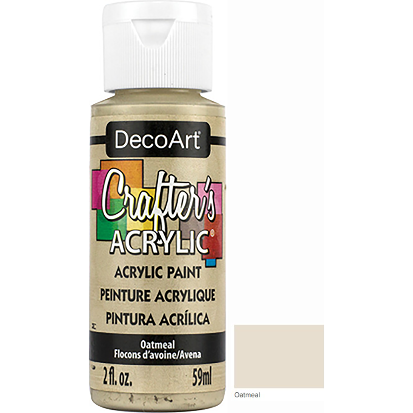 Oatmeal DCA138 2oz Crafters Acrylic