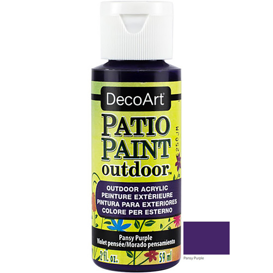 Pansy Purple 2oz Patio Outdoor Paint DCP44