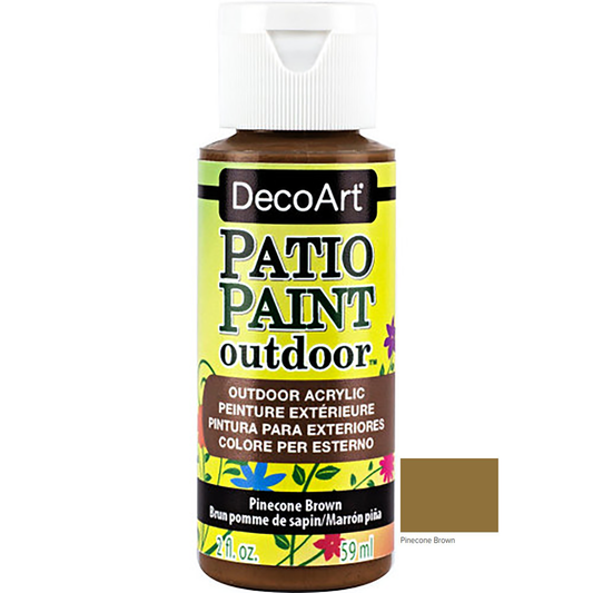 Pinecone Brown 2oz Patio Outdoor Paint DCP01