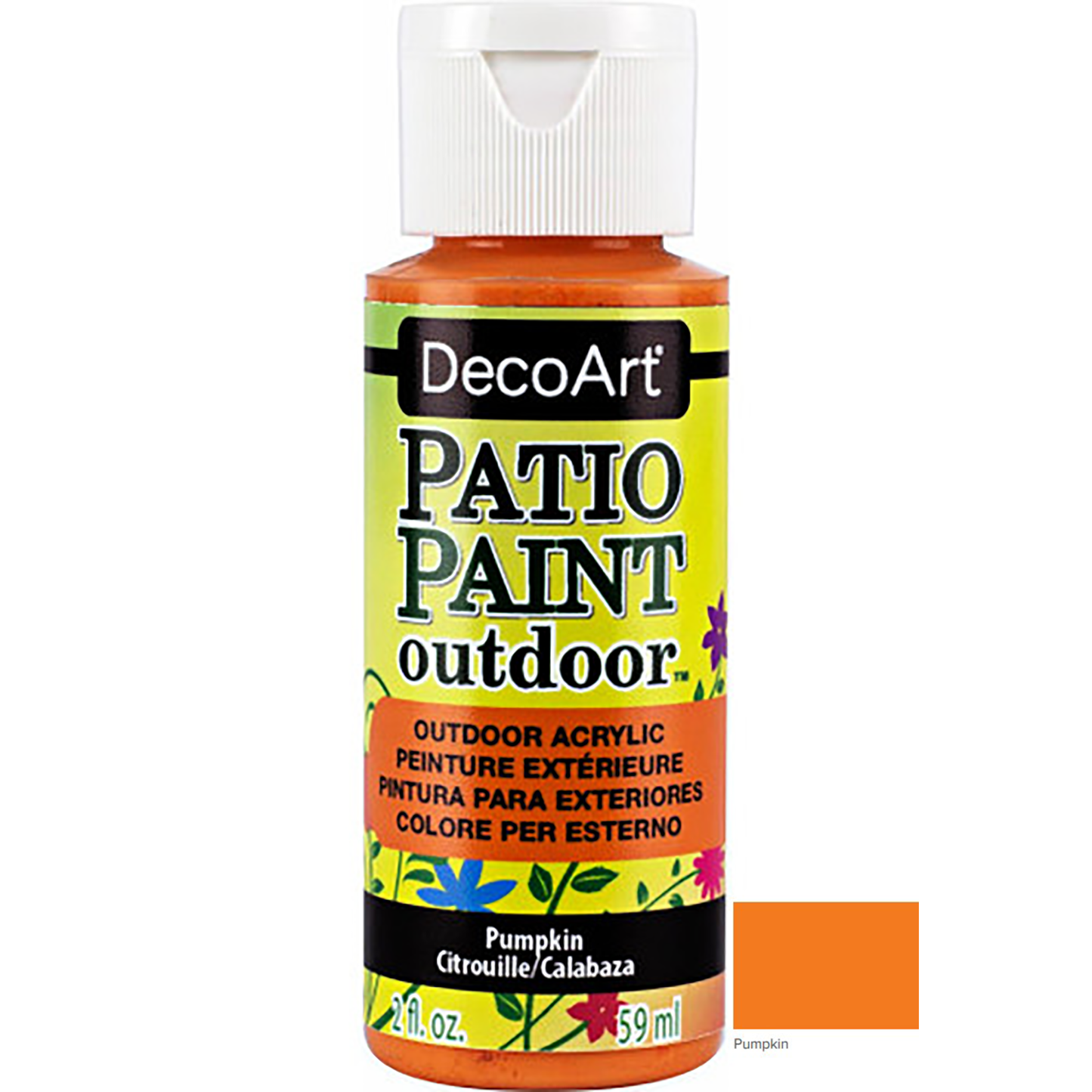 Pumpkin 2oz Patio Outdoor Paint DCP52