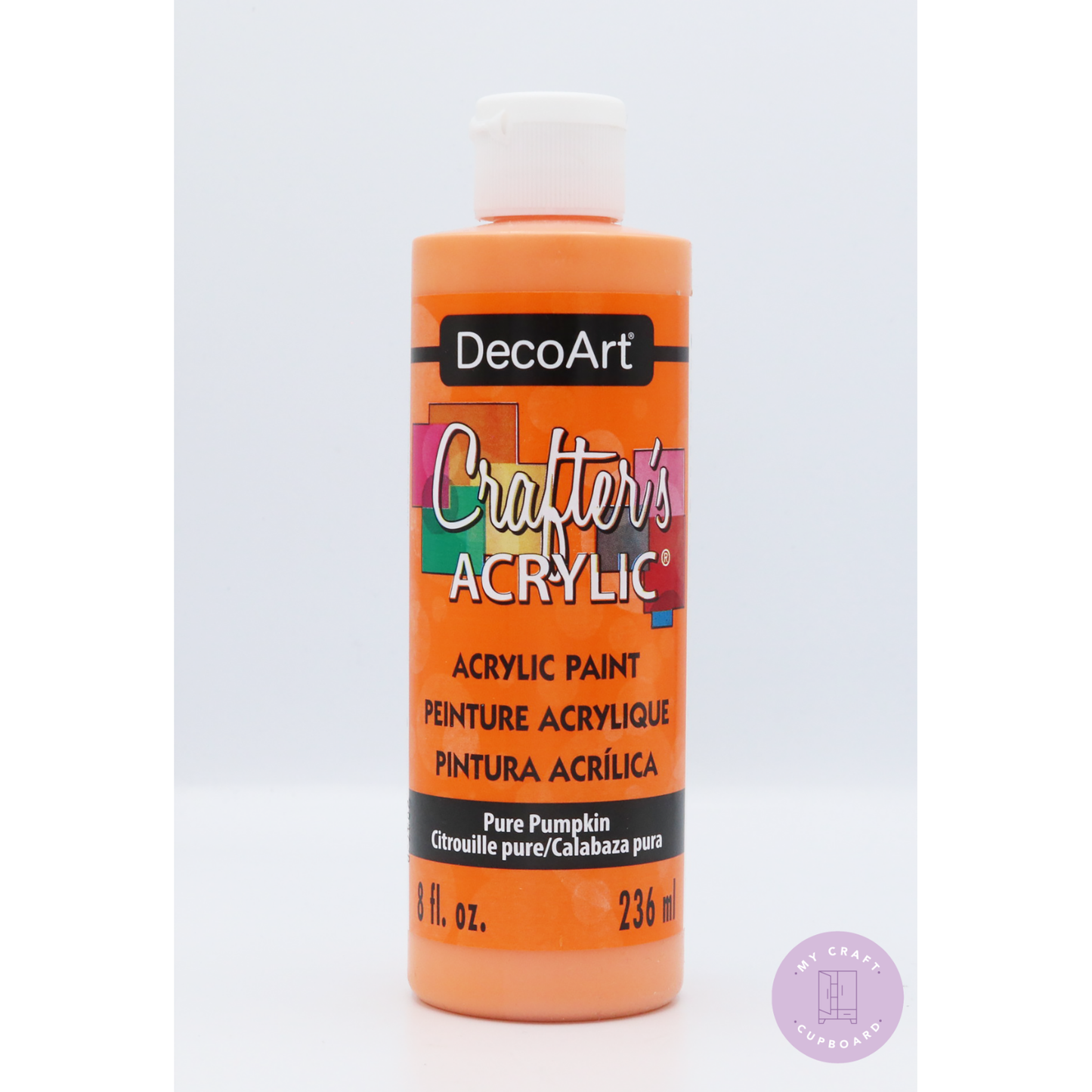 Large 8oz Crafters Acrylic Pure Pumpkin DCA08