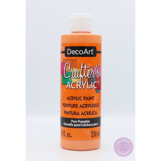 Large 8oz Crafters Acrylic Pure Pumpkin DCA08