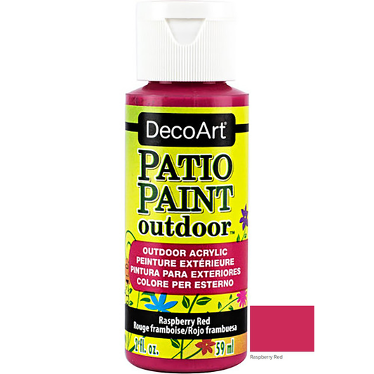 Raspberry Red 2oz Patio Outdoor Paint DCP64