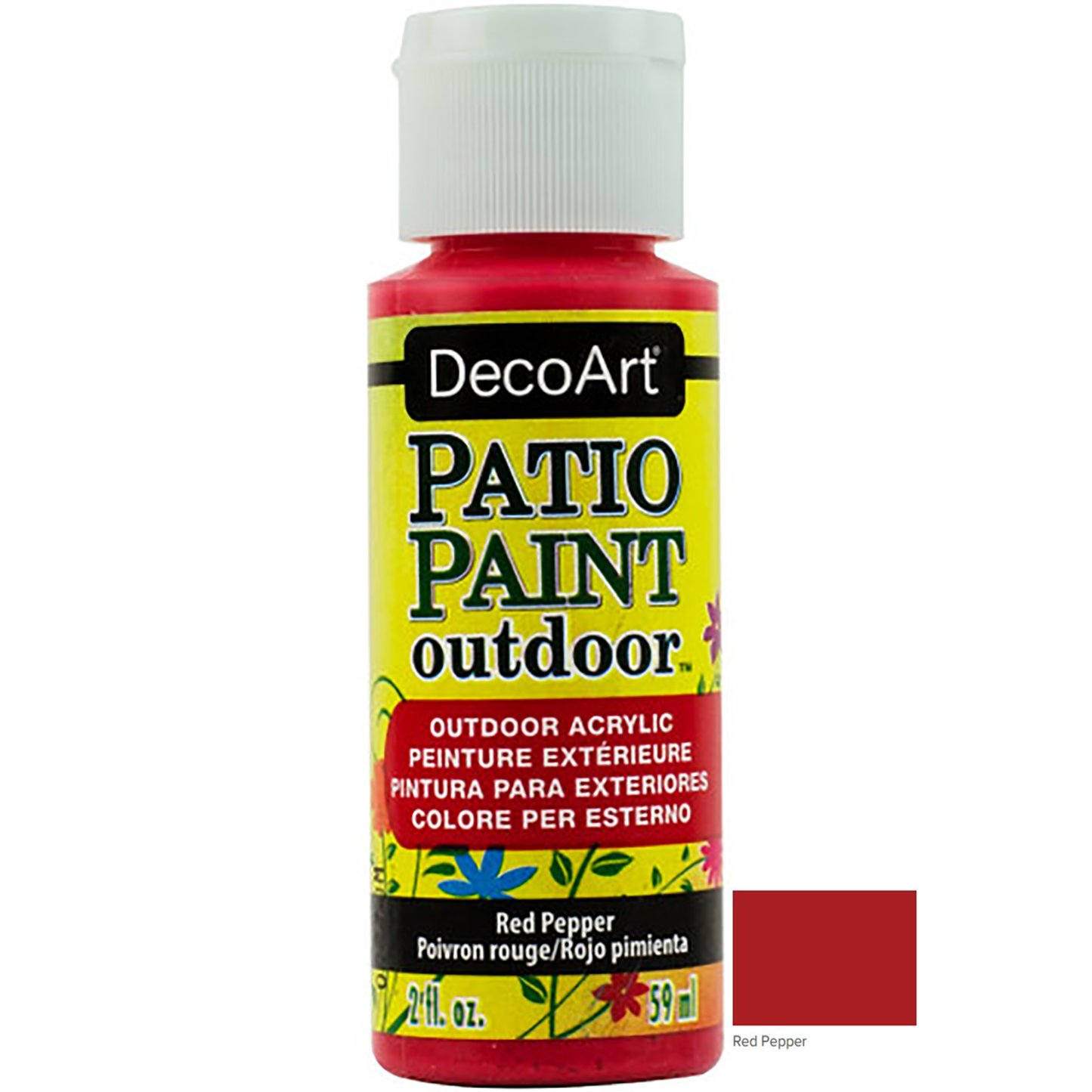 Red Pepper 2oz Patio Outdoor Paint DCP90