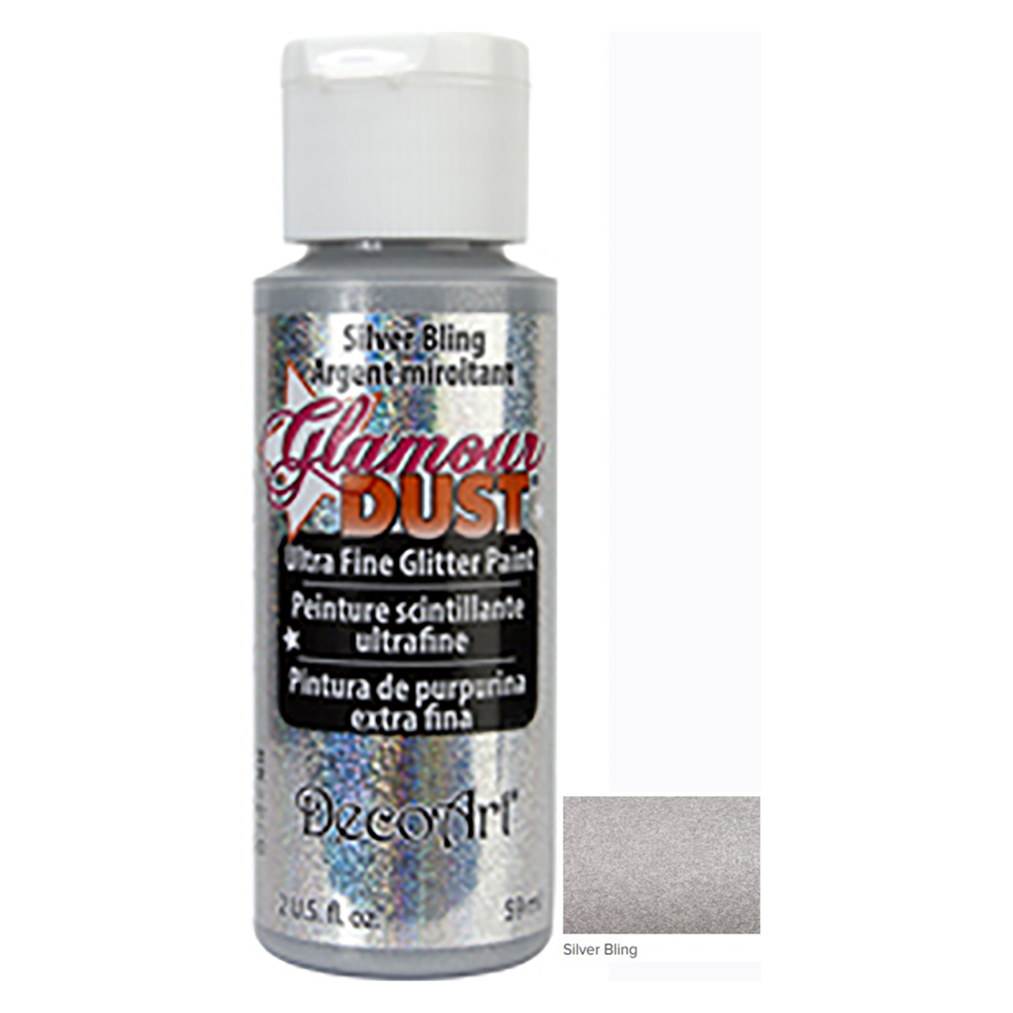 Silver Bling Glamour Dust 2oz DGD02