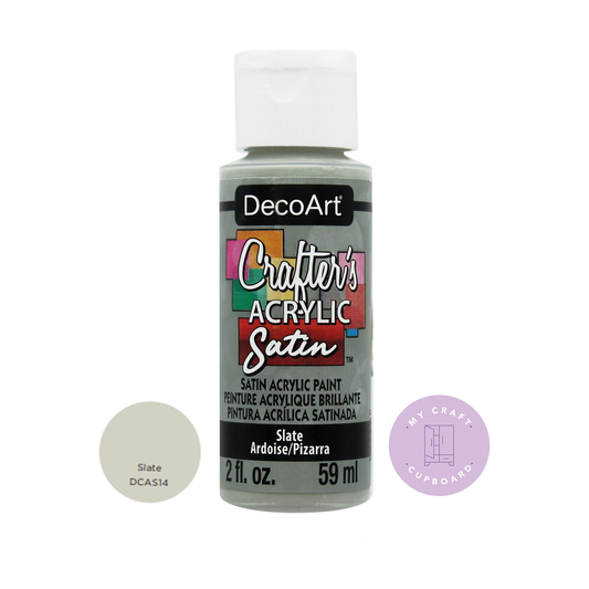 Slate Satin 2oz DCAS14 Crafters Acrylic