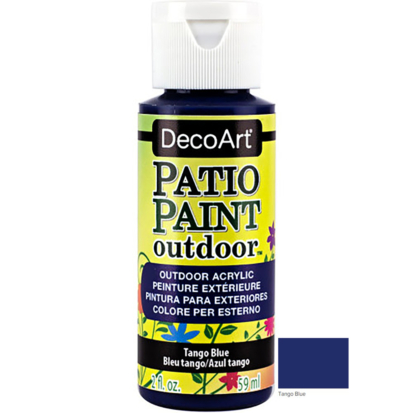 Tango Blue 2oz Patio Outdoor Paint DCP26