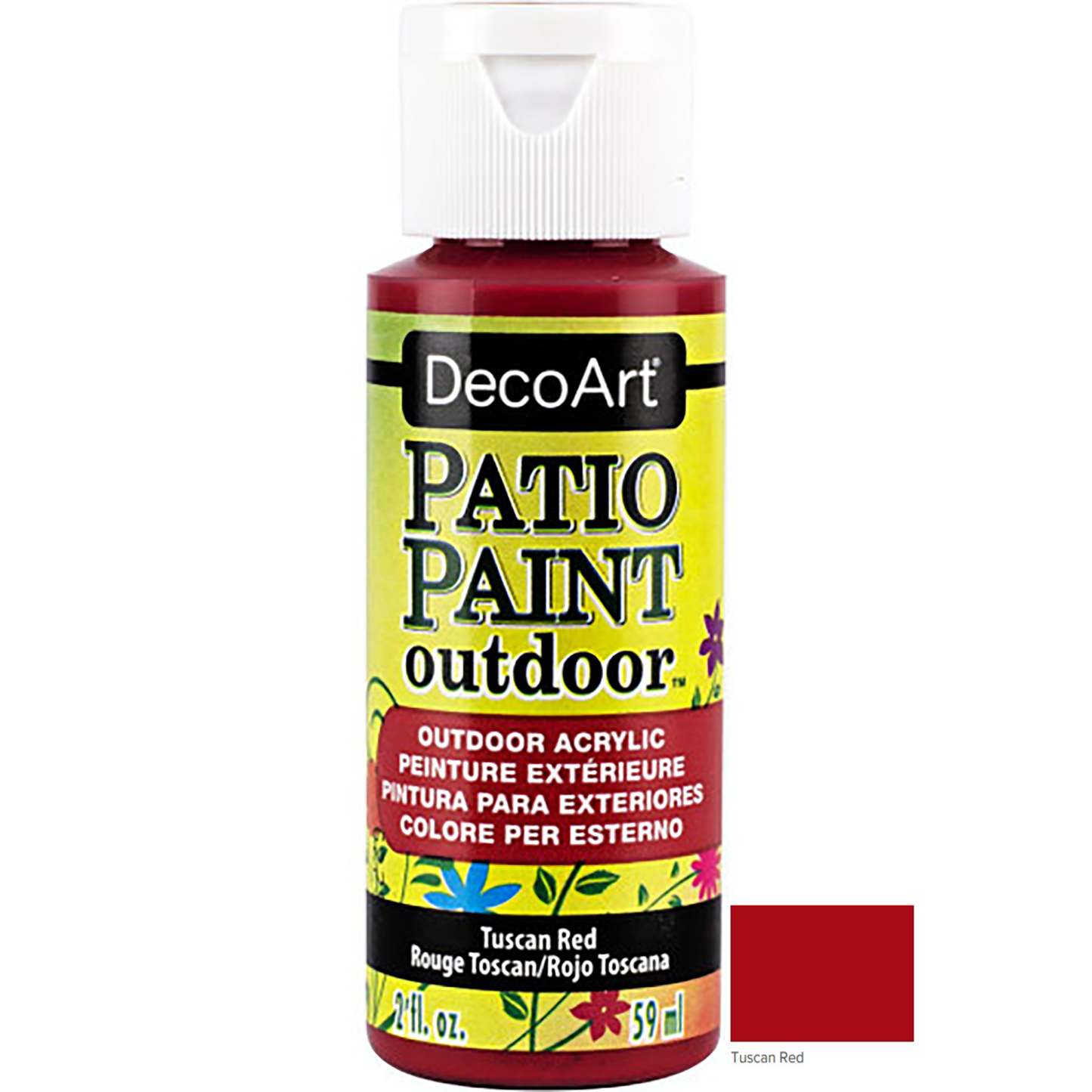 Tuscan Red 2oz Patio Outdoor Paint DCP65