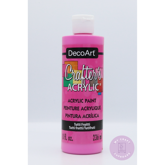 Large 8oz Crafters Acrylic Tutti Fruitti DCA120