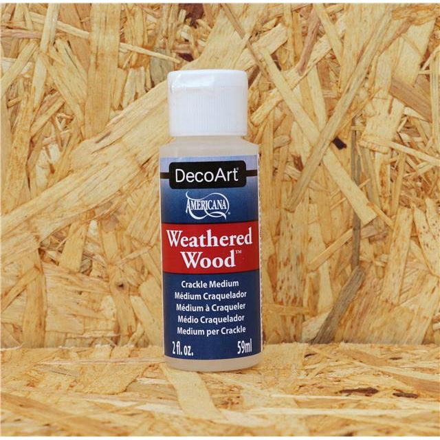 DecoArt Americana Paint Medium - Weathered Wood Crackle  DAS8