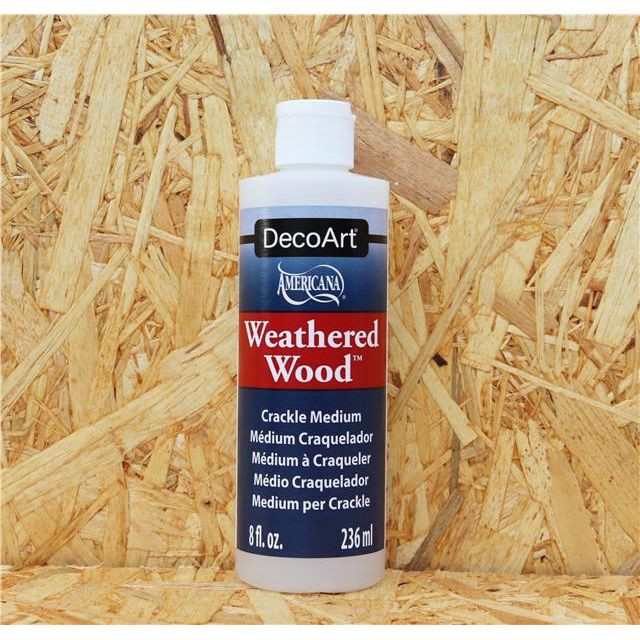 DecoArt Americana Paint Medium - Weathered Wood Crackle  DAS8