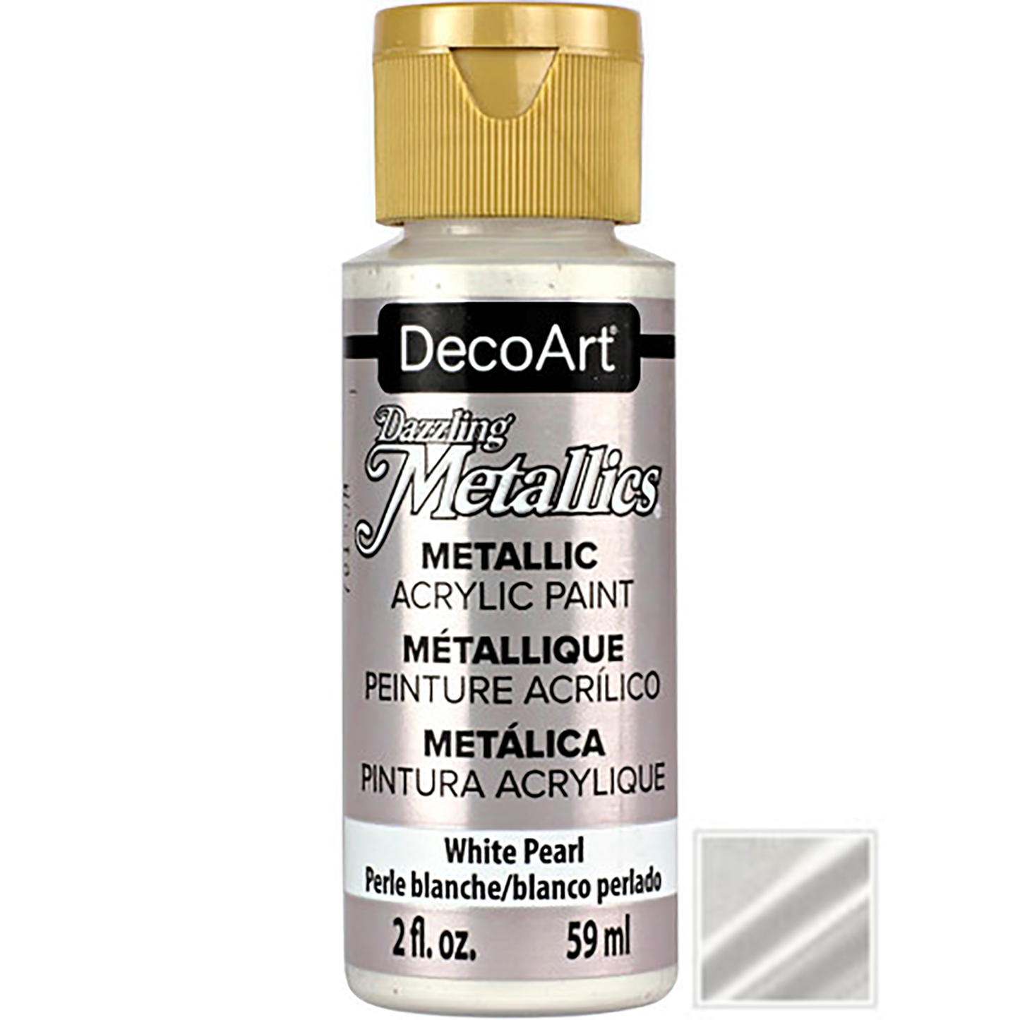 White Pearl 2oz Dazzling Metallics DA117