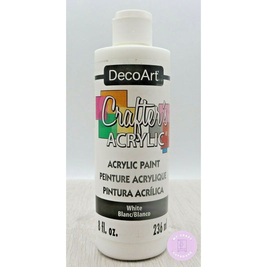 Large 8oz Crafters Acrylic White DCA01