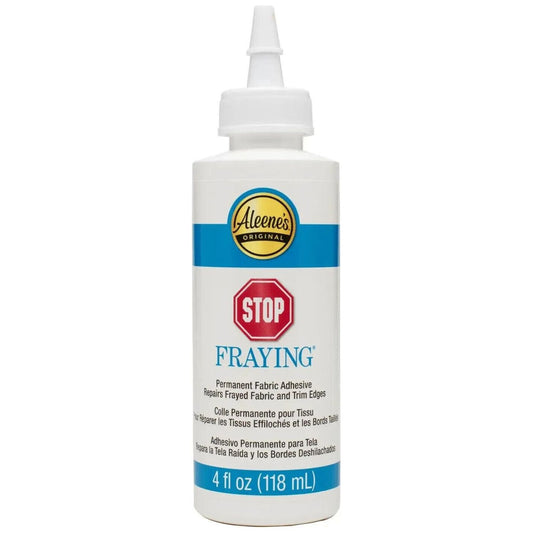 Aleene's Stop Fraying Permanent Fabric Craft Glue 4oz Stop Fraying 118ml