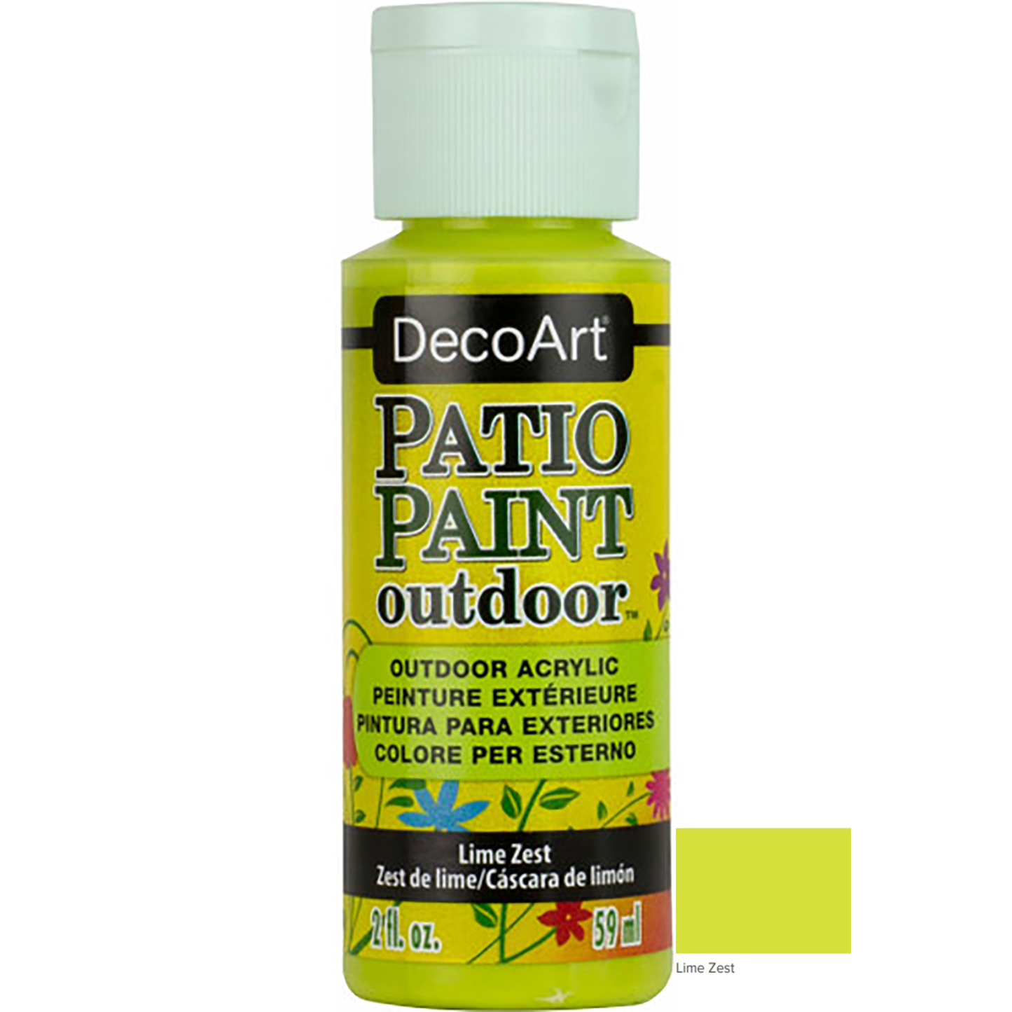 Lime Zest 2oz Patio Outdoor Paint DCP94