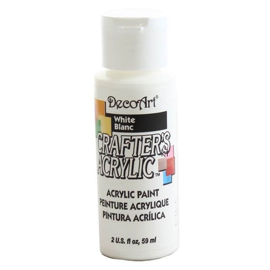 White DCA01 2oz Crafters Acrylic