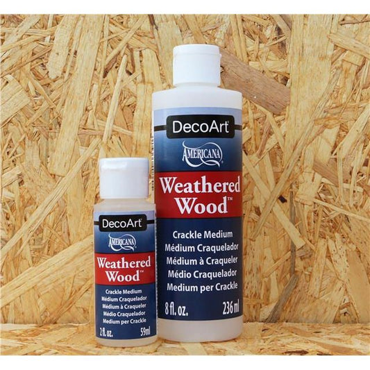 DecoArt Americana Paint Medium - Weathered Wood Crackle  DAS8